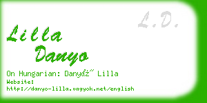 lilla danyo business card
